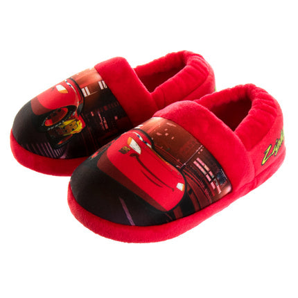  Josmo Disney Cars' Toddler Boys Nylex Fabric Slippers Featuring Lightning McQueeN - 6-May - Bonton