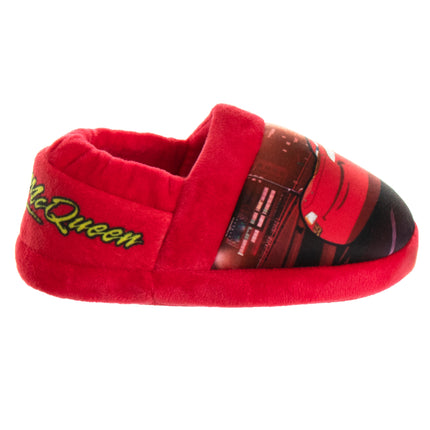 Disney Cars' Toddler Boys Nylex Fabric Slippers Featuring Lightning McQueeN