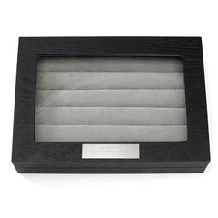 Onyx Cufflinks Collector's Case - 36 Pairs