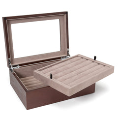 Espresso Cufflinks Collector's Case - 72 Pairs