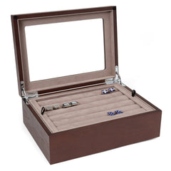 Espresso Cufflinks Collector's Case - 72 Pairs