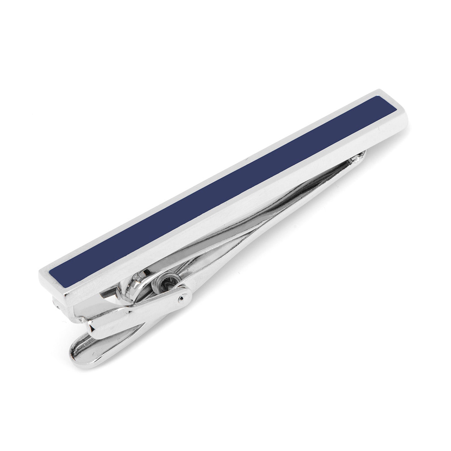  Cufflinks Navy Enamel Inlaid Tie Clip - Default Title - Bonton