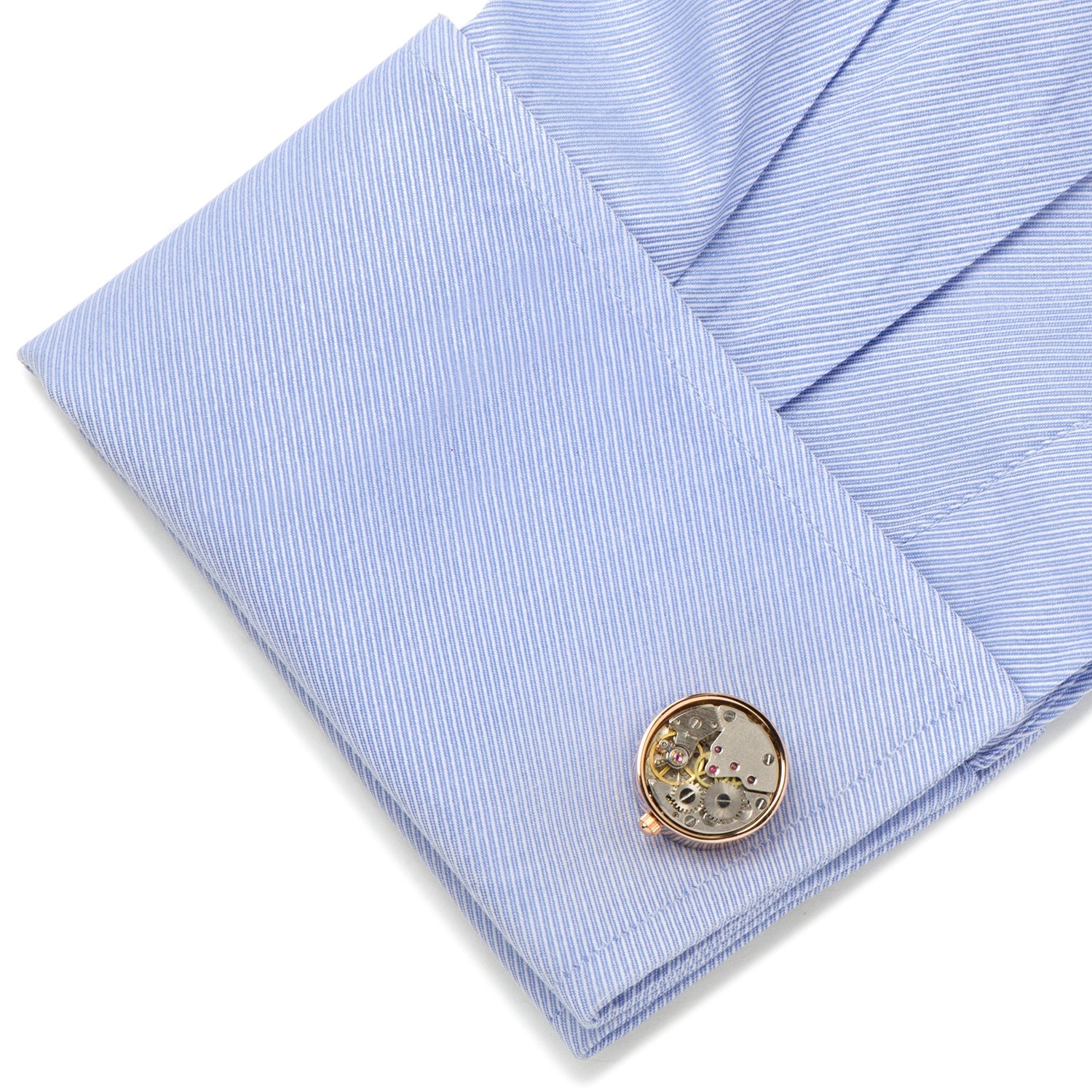  Cufflinks Rose Gold Watch Movement Cufflinks - Default Title - Bonton