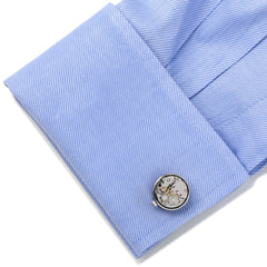 Silver Watch Movement Cufflinks