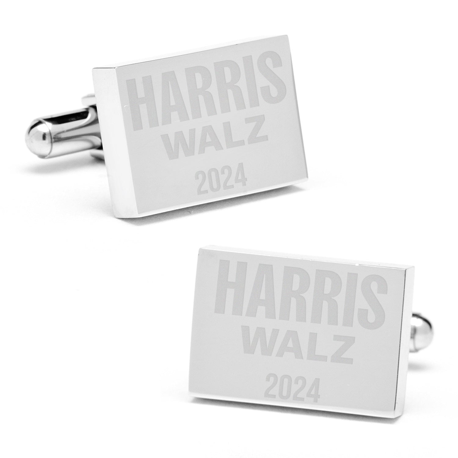  Cufflinks Stainless Steel Engravable Presidential Cufflinks - Default Title - Bonton