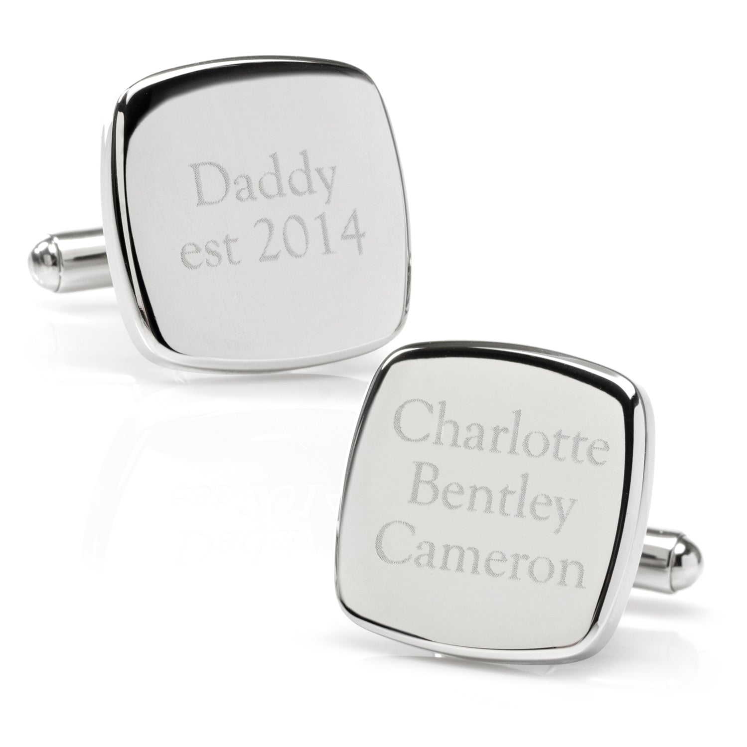  Cufflinks Daddy Established Engravable Cufflinks - Default Title - Bonton