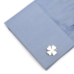 Four Leaf Clover Stainless Cufflink