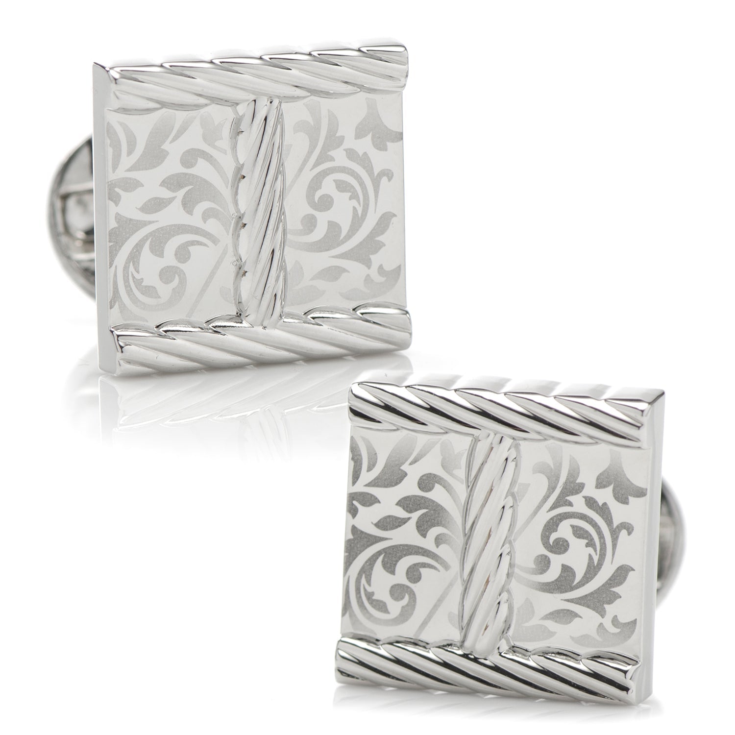  Cufflinks Arabesque Design Cufflinks - Default Title - Bonton