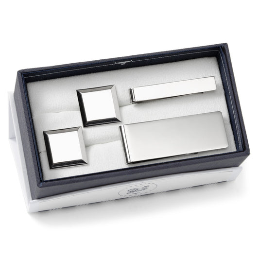 Engravable Beveled Square 3-Piece Gift Set