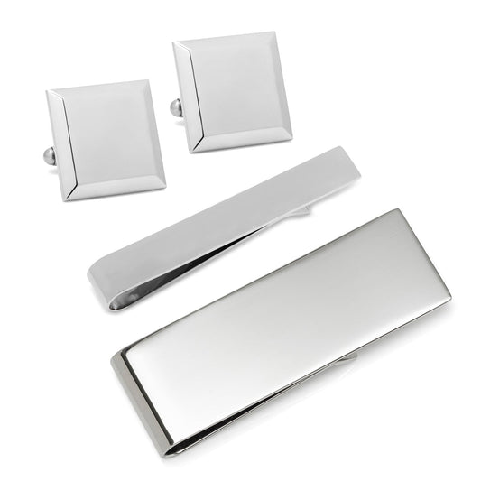 Engravable Beveled Square 3-Piece Gift Set