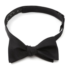 Black Self Tie Bow Tie