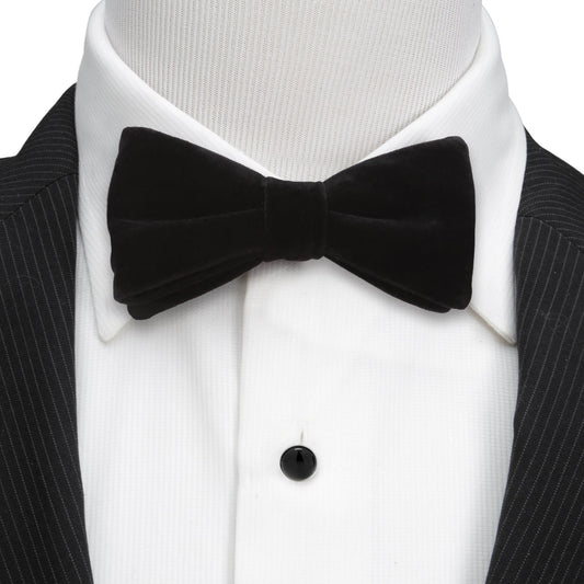 Black Velvet Bow Tie