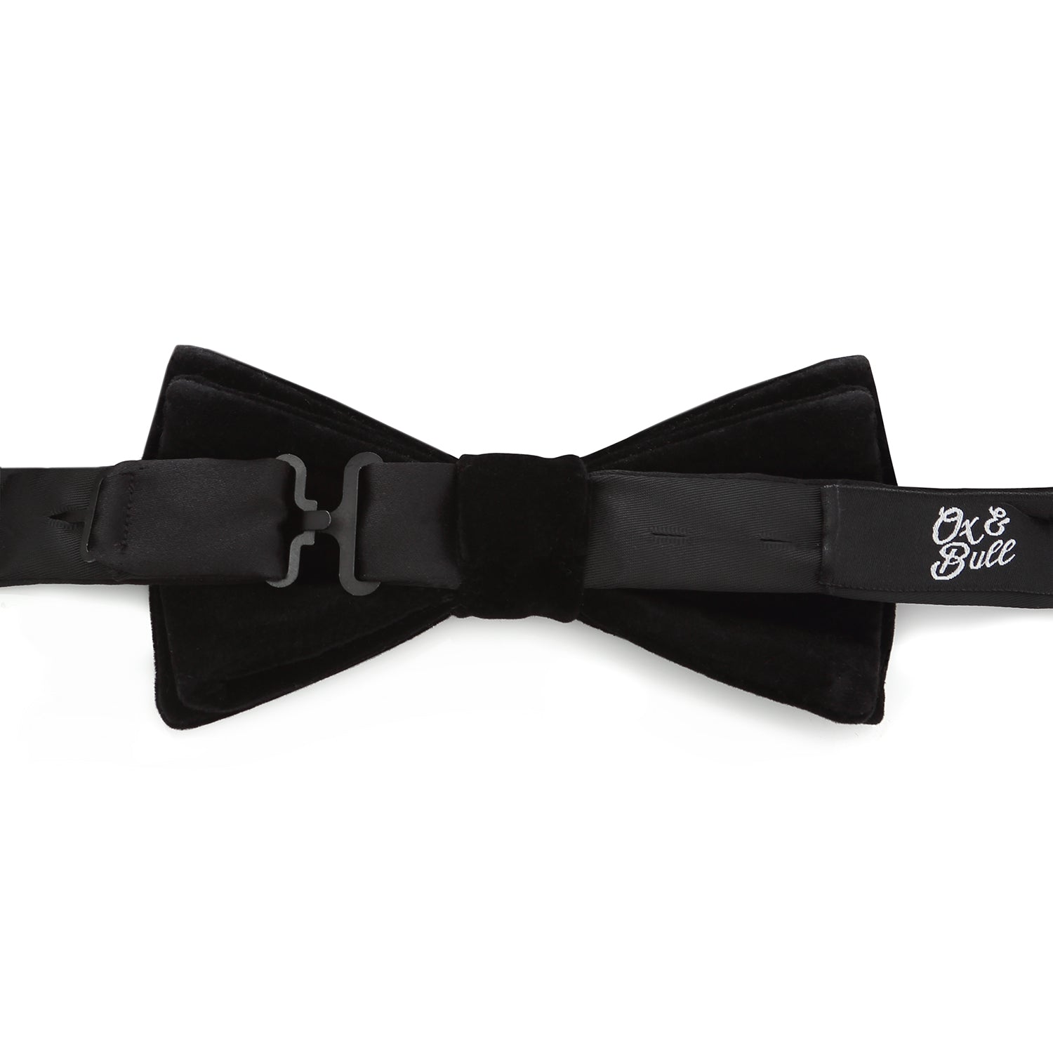  Cufflinks Black Velvet Bow Tie - Default Title - Bonton