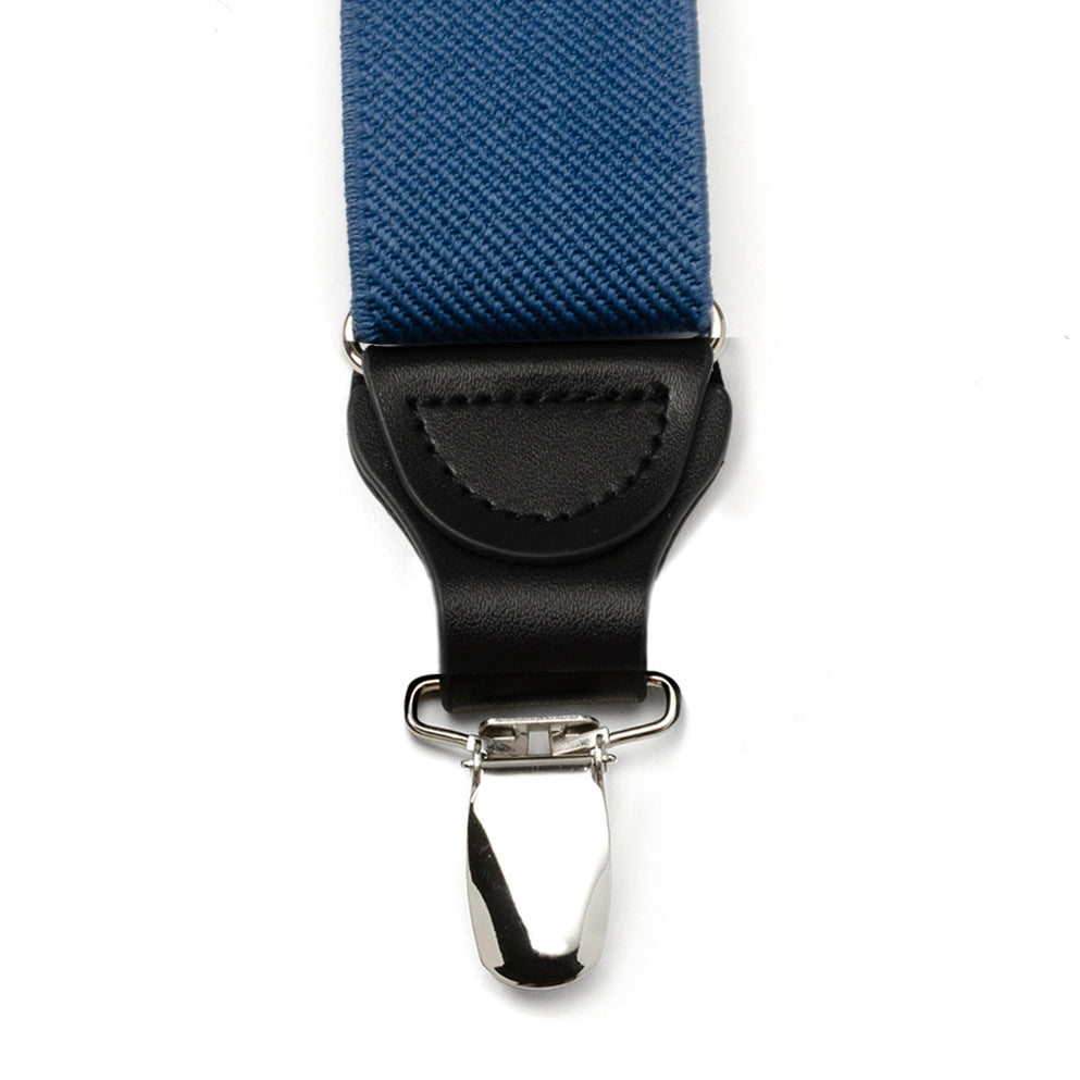  Cufflinks Blue Convertible Suspenders - Default Title - Bonton