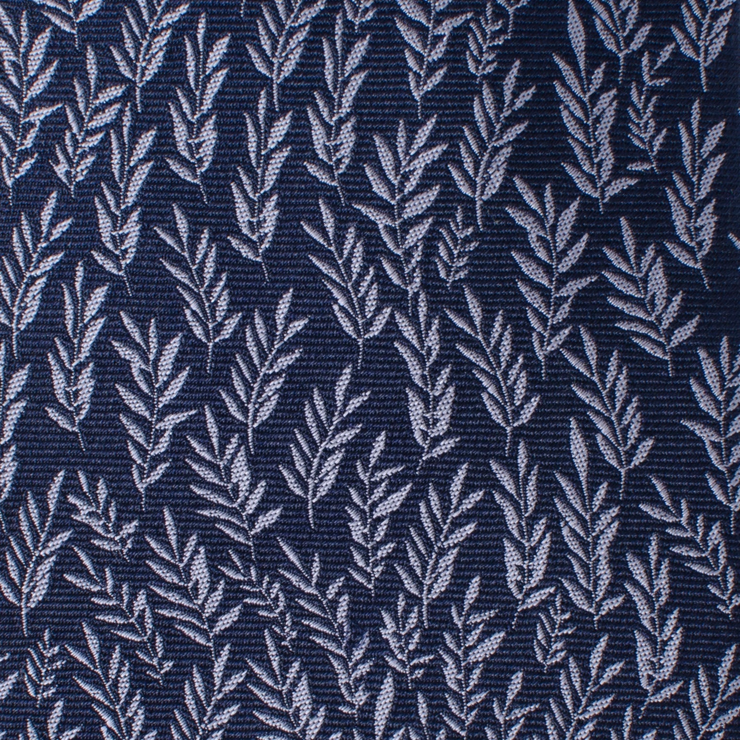  Cufflinks Blue Leaf Men's Tie - Default Title - Bonton