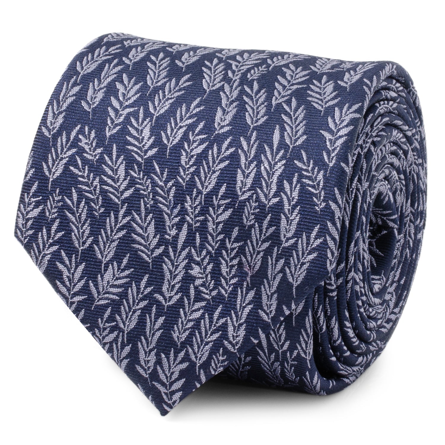  Cufflinks Blue Leaf Men's Tie - Default Title - Bonton