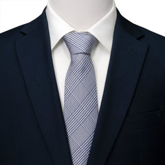 Blue Glen Plaid Silk Tie