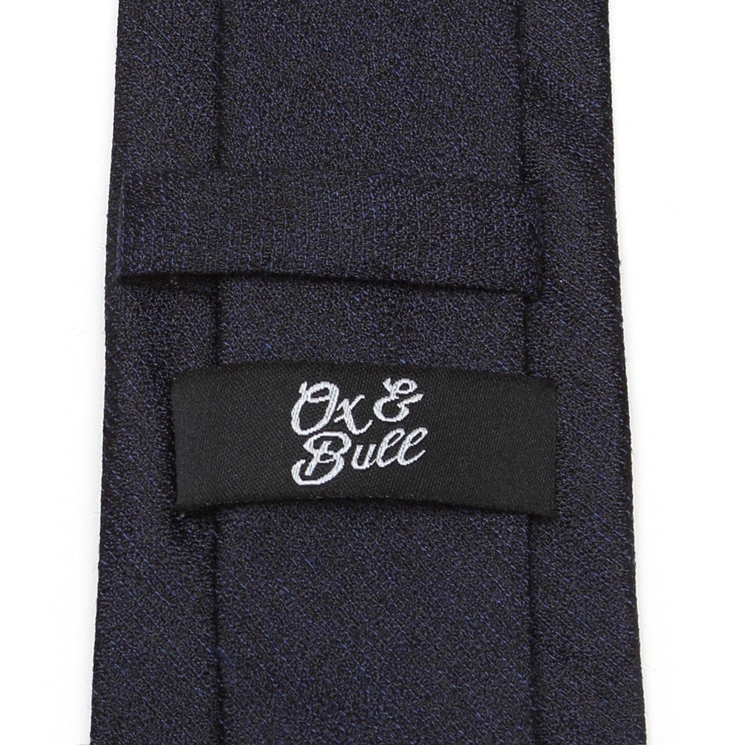  Cufflinks Heathered Blue Wool Men's Tie - Default Title - Bonton