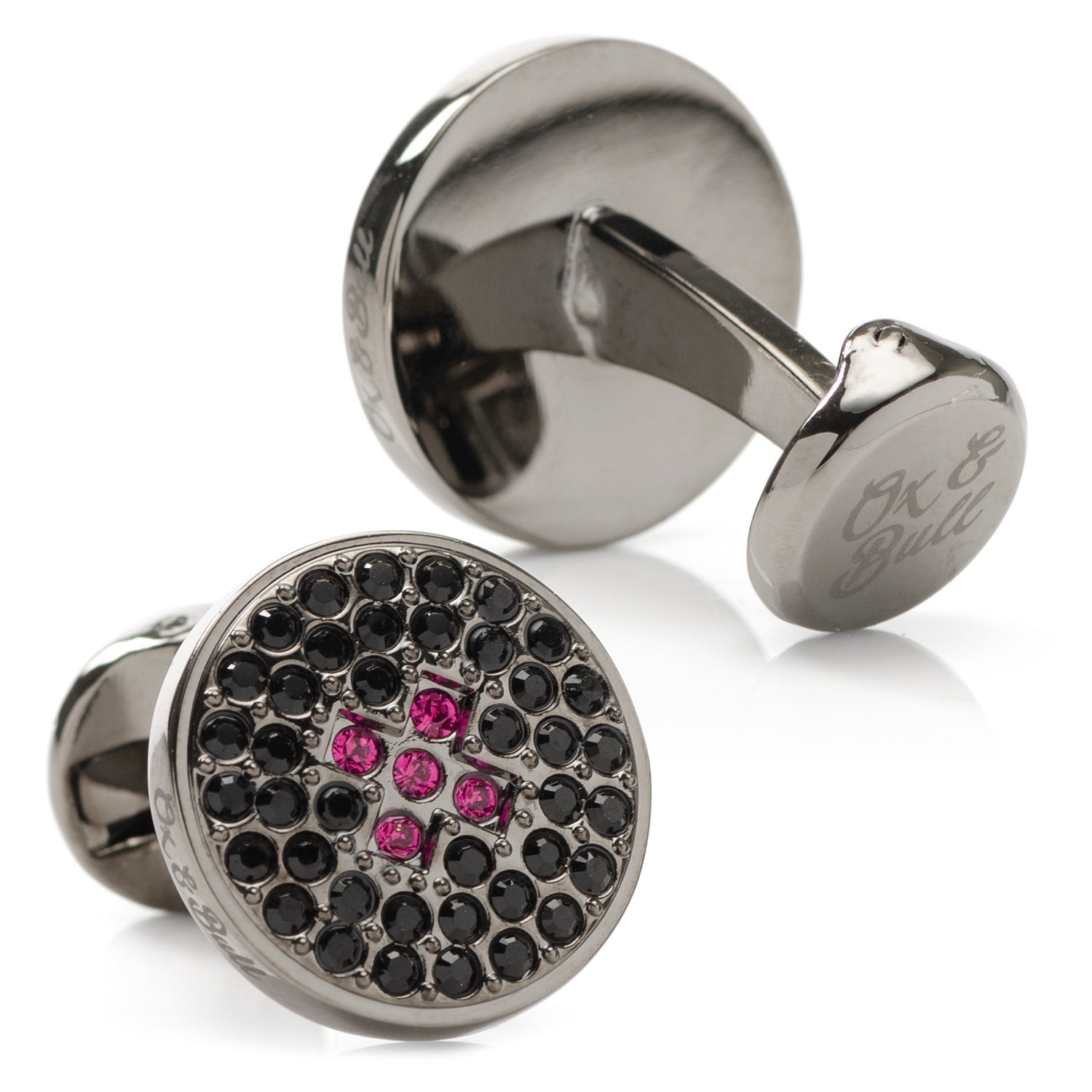  Cufflinks Crystal Button Pave Cufflinks - Default Title - Bonton