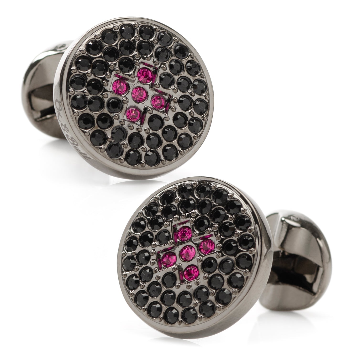  Cufflinks Crystal Button Pave Cufflinks - Default Title - Bonton