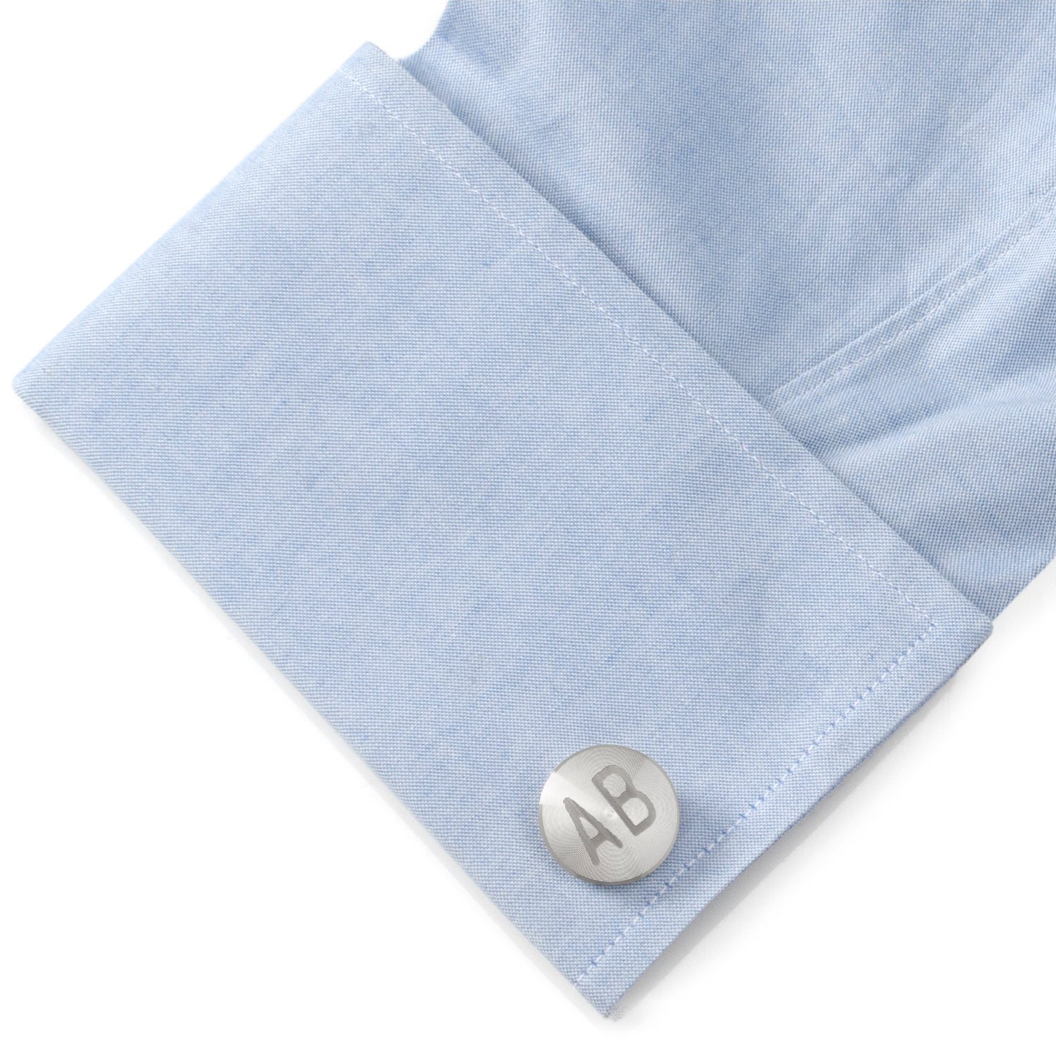  Cufflinks Brushed Radial Stainless Steel Cufflinks - Default Title - Bonton