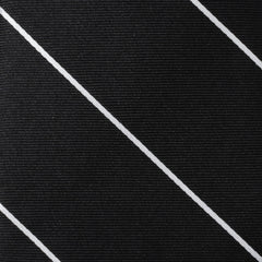 Classic Black Striped Silk Men's Tie