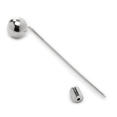 Stainless Steel Circle Ball Stick Pin