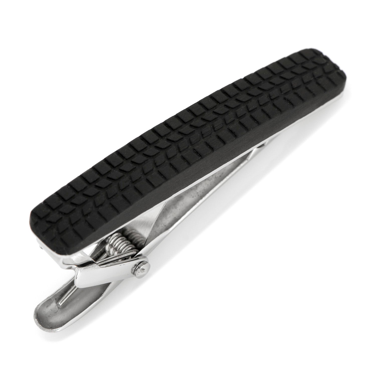  Cufflinks Stainless Steel Carbon Fiber Tire Tread Tie Clip - Default Title - Bonton