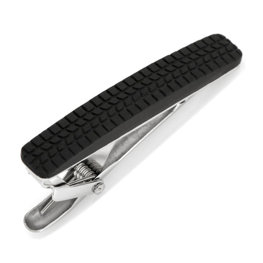 Stainless Steel Carbon Fiber Tire Tread Tie Clip