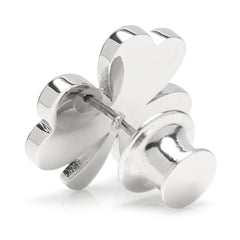 Clover Stainless Steel Lapel Pin