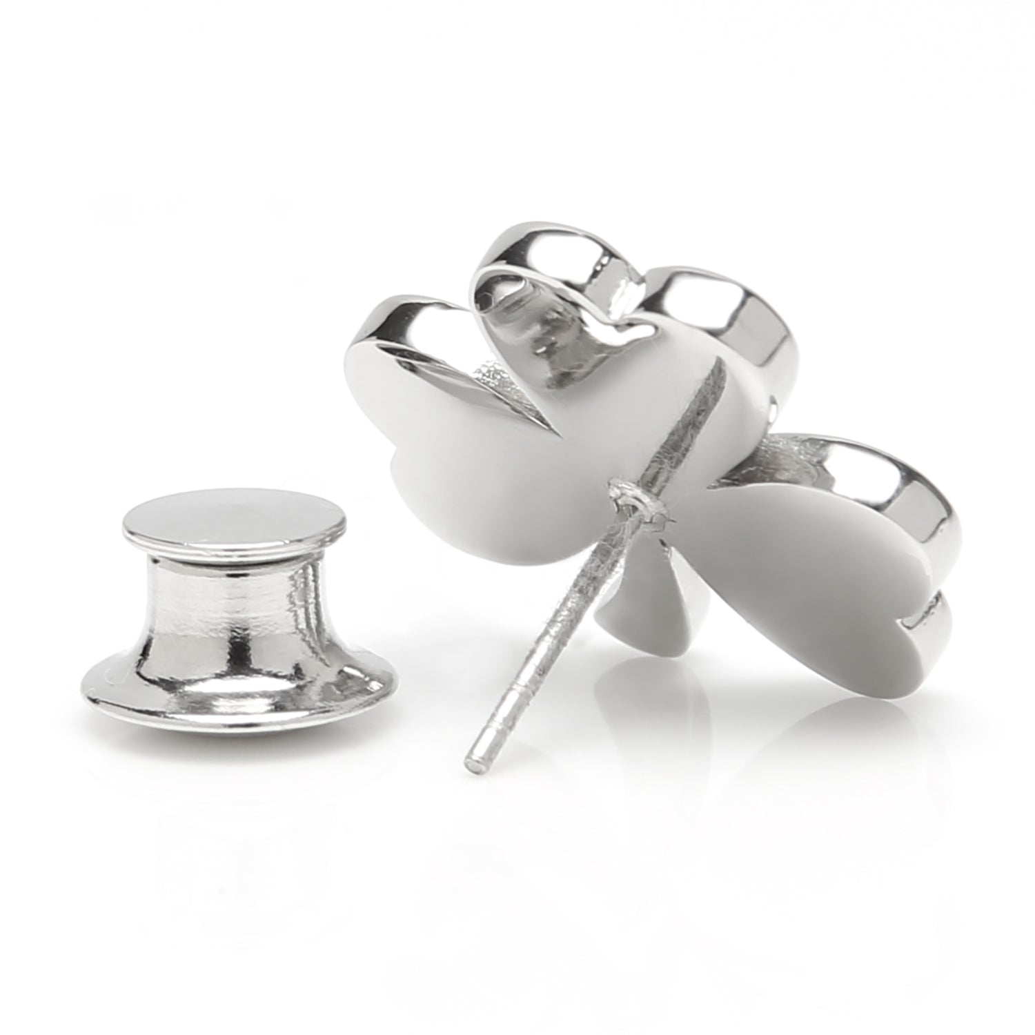  Cufflinks Clover Stainless Steel Lapel Pin - Default Title - Bonton