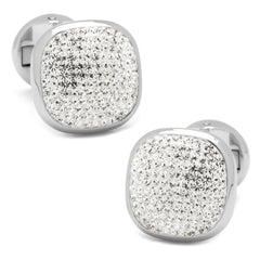 White Pave Crystal 5-Stud Set