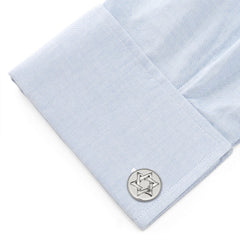 Star of David Stainless Steel Cufflinks