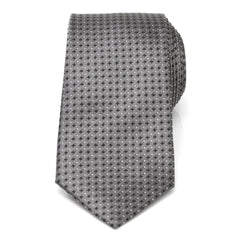 Gray Cross Dot-Men's Tie