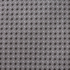 Gray Cross Dot-Men's Tie