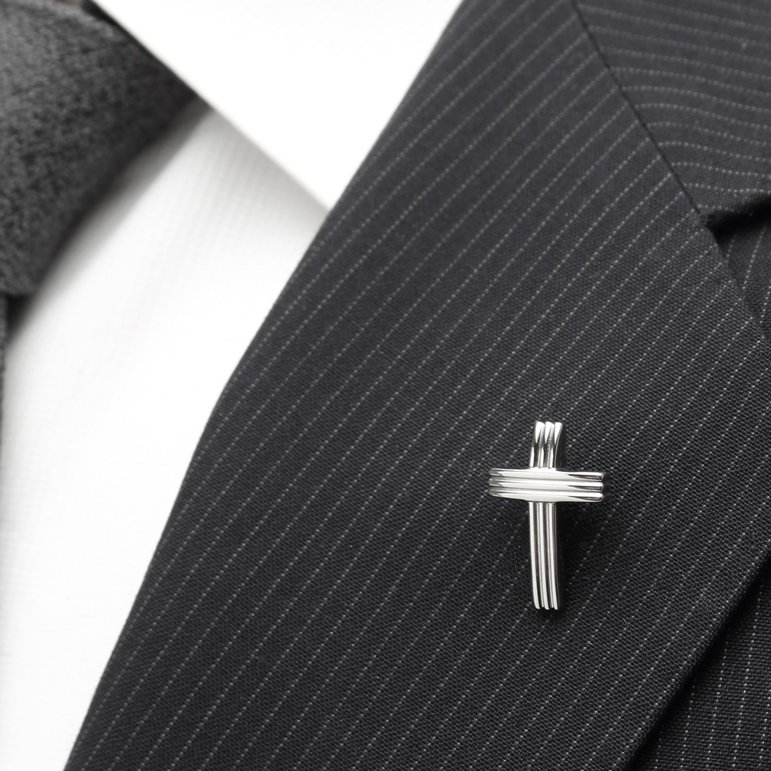  Cufflinks Cross Stainless Steel Lapel Pin - Default Title - Bonton