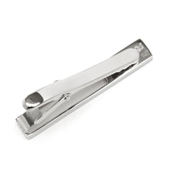 Die Cut Crystal Stainless Steel Tie Clip