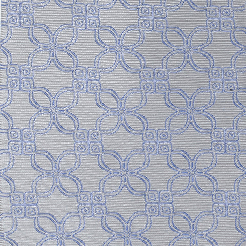 Gray Blue Art Deco Men's Tie