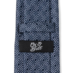 Navy Patterned Men's Tie