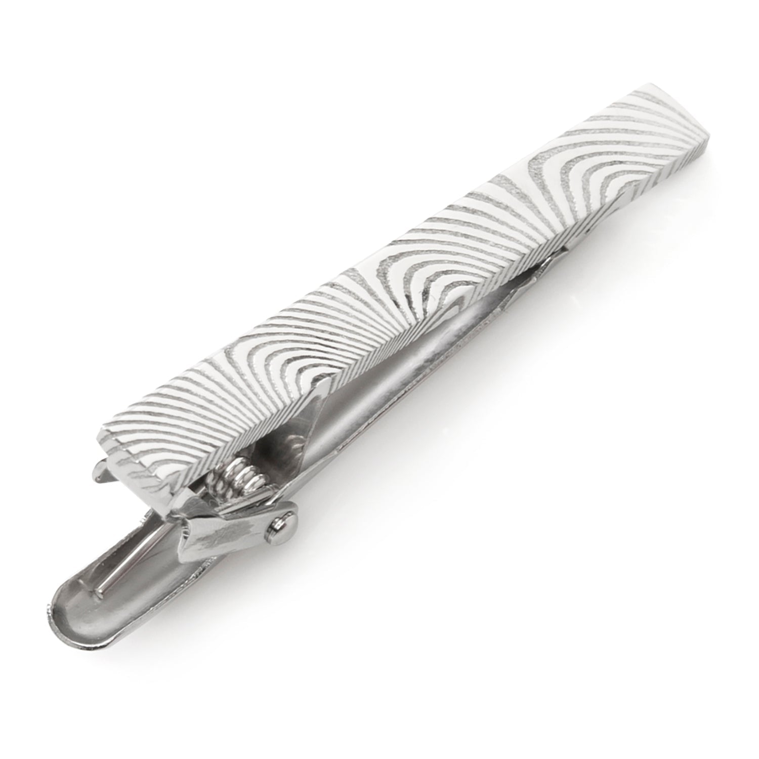  Cufflinks Damascus Stainless Steel Tie Clip - Default Title - Bonton