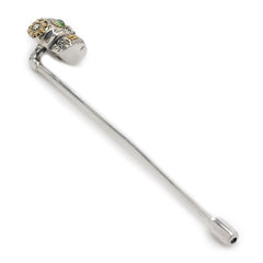 Sterling Silver Skull Stick Pin