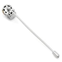 Sterling Silver Skull Stick Pin