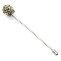 Sterling Silver Skull Stick Pin