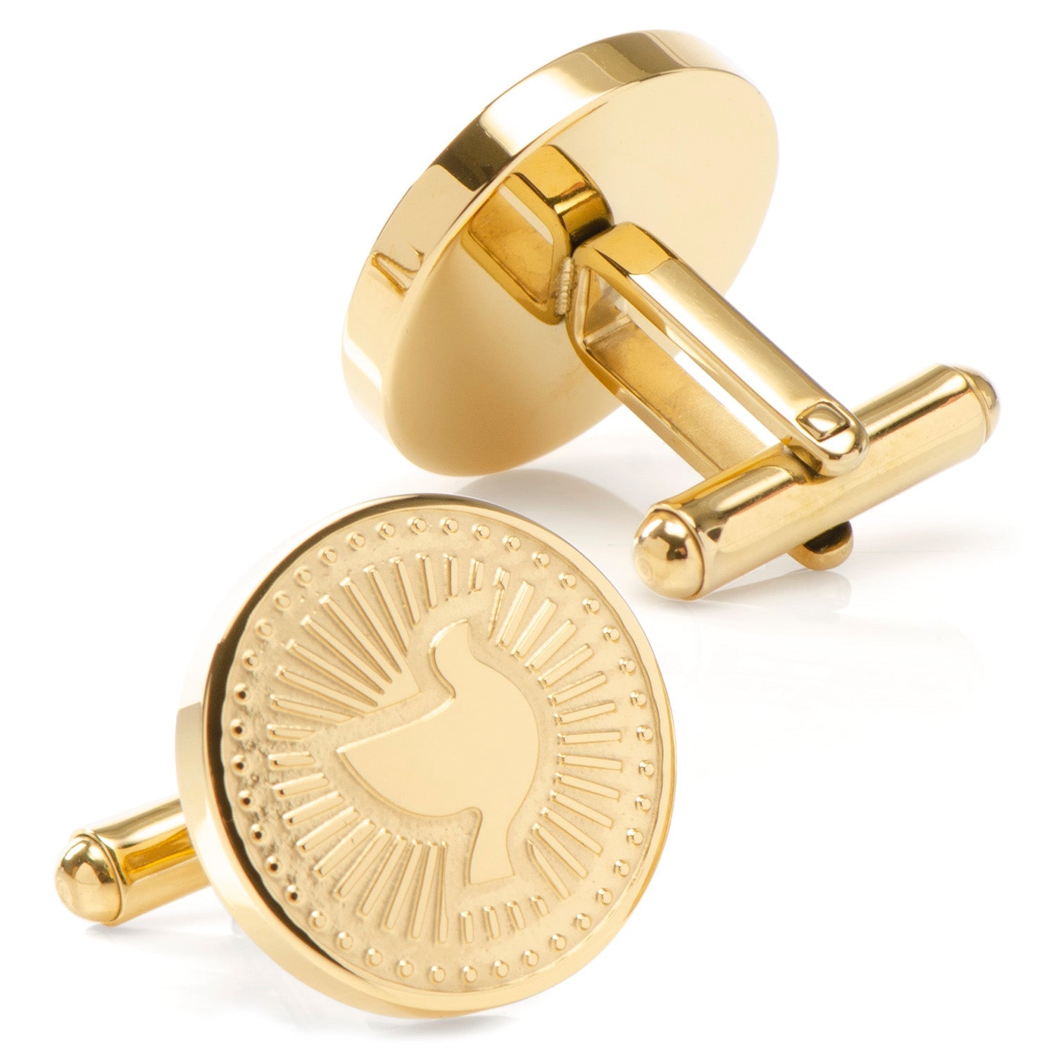  Cufflinks Gold Dove Radial Cufflinks - Default Title - Bonton