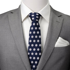 Daisy Navy Blue Men's Tie