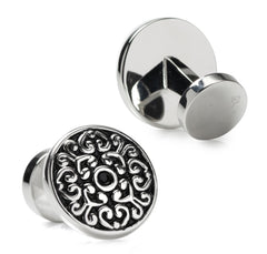 Antique Filigree Round Cufflinks