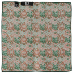 Green Floral Pocket Square