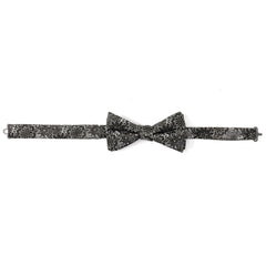 Kaleido Floral Charcoal Men's Bow Tie