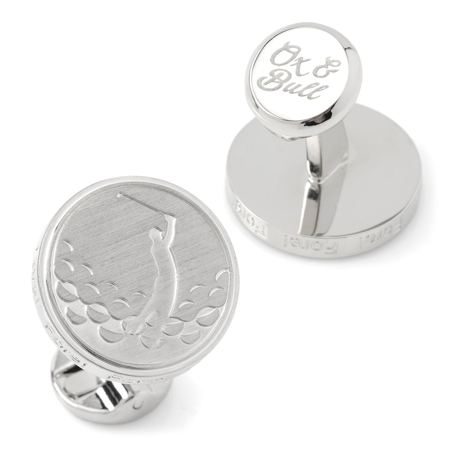  Cufflinks Golf Fore Silver Cufflinks - Default Title - Bonton