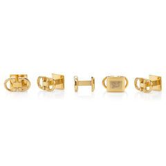 Horse Bit Gold Stainless Steel 5-Stud Set